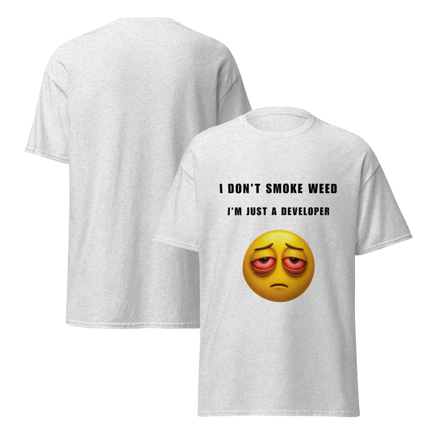 Tee-shirt I don't smoke Dark