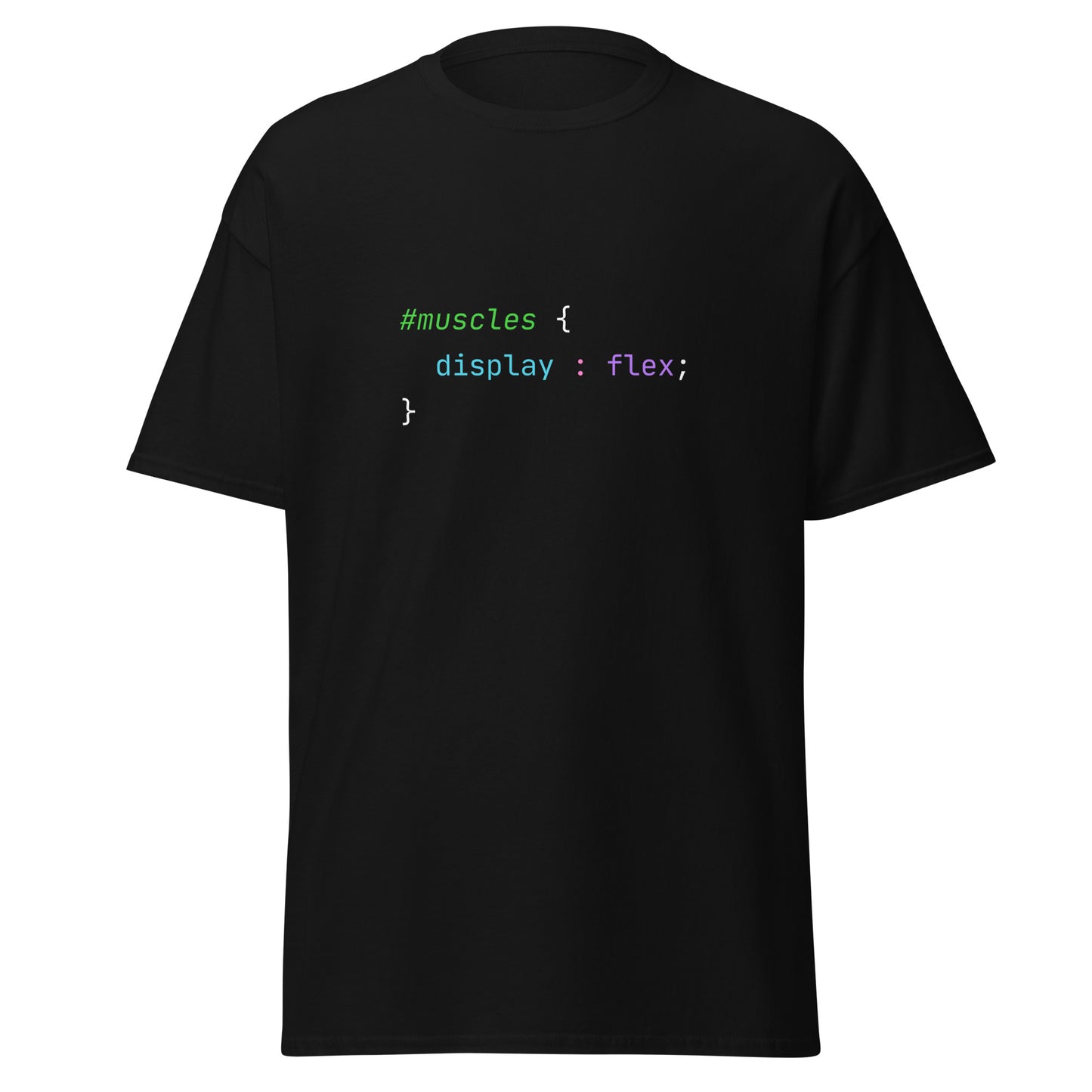 Tee-shirt Color Muscles flex