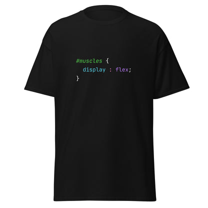 Tee-shirt Color Muscles flex