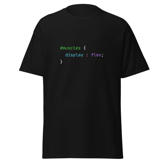 Tee-shirt Color Muscles flex