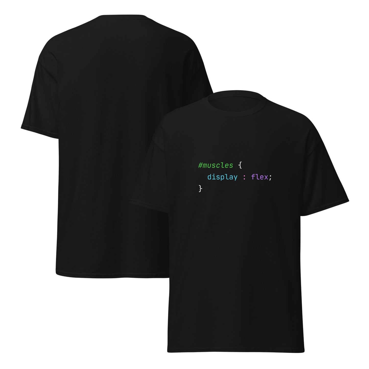 Tee-shirt Color Muscles flex