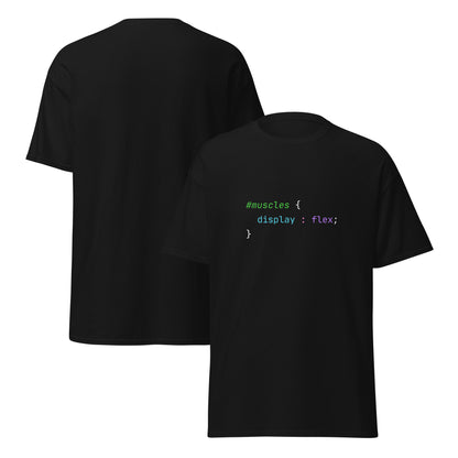 Tee-shirt Color Muscles flex