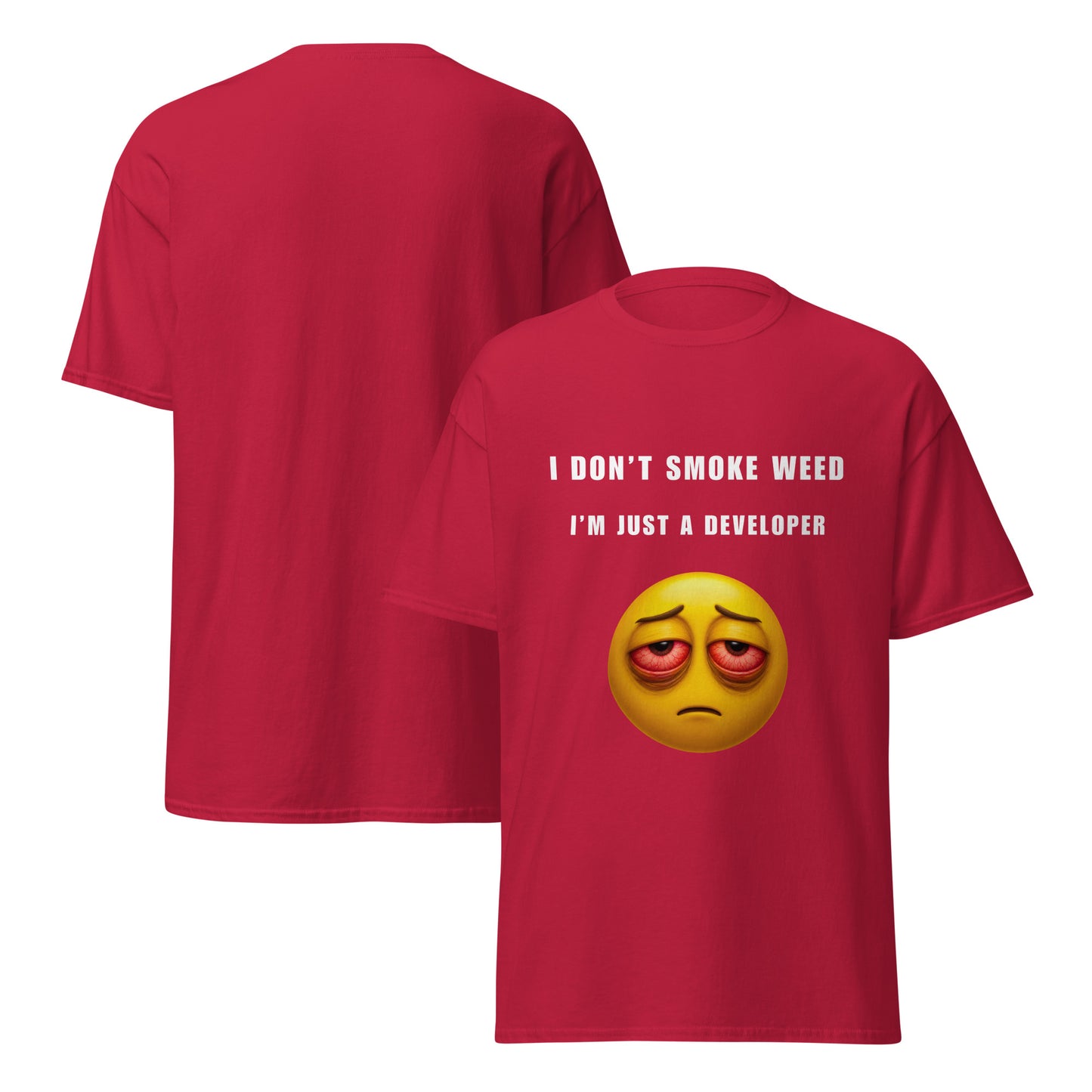 Tee-shirt I don't smoke Light