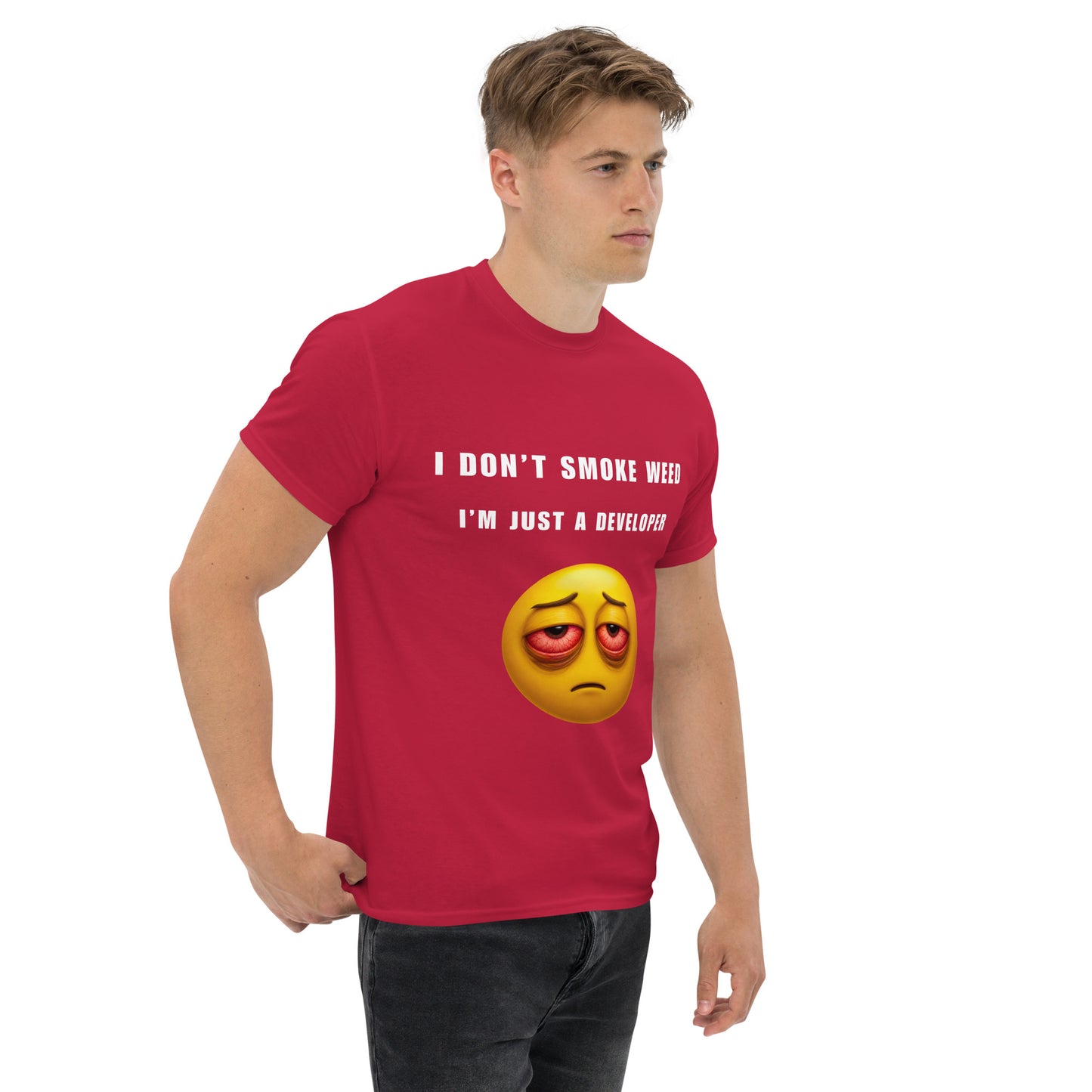 Tee-shirt I don't smoke Light
