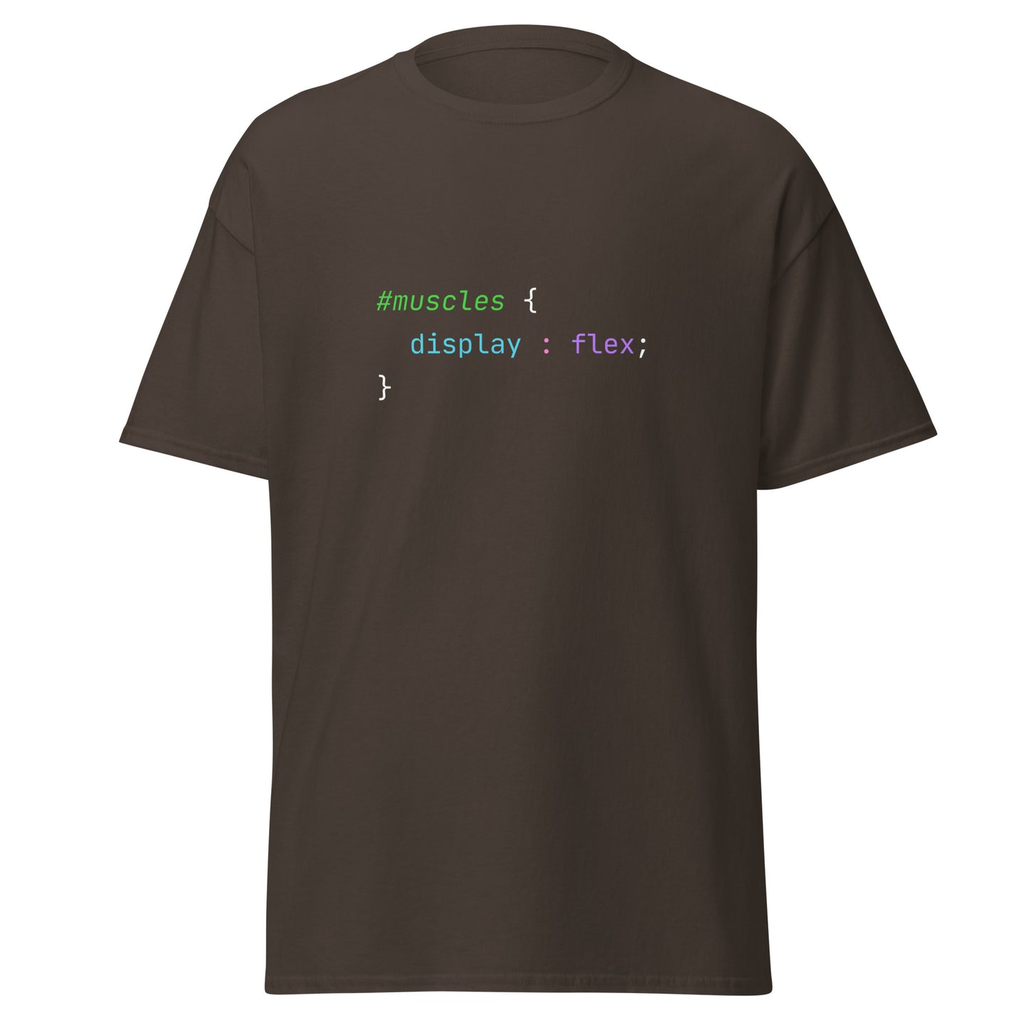 Tee-shirt Color Muscles flex