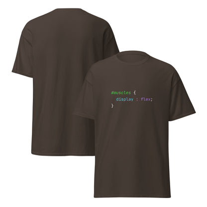 Tee-shirt Color Muscles flex