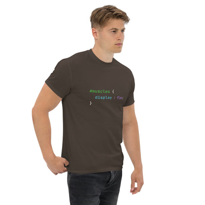 Tee-shirt Color Muscles flex