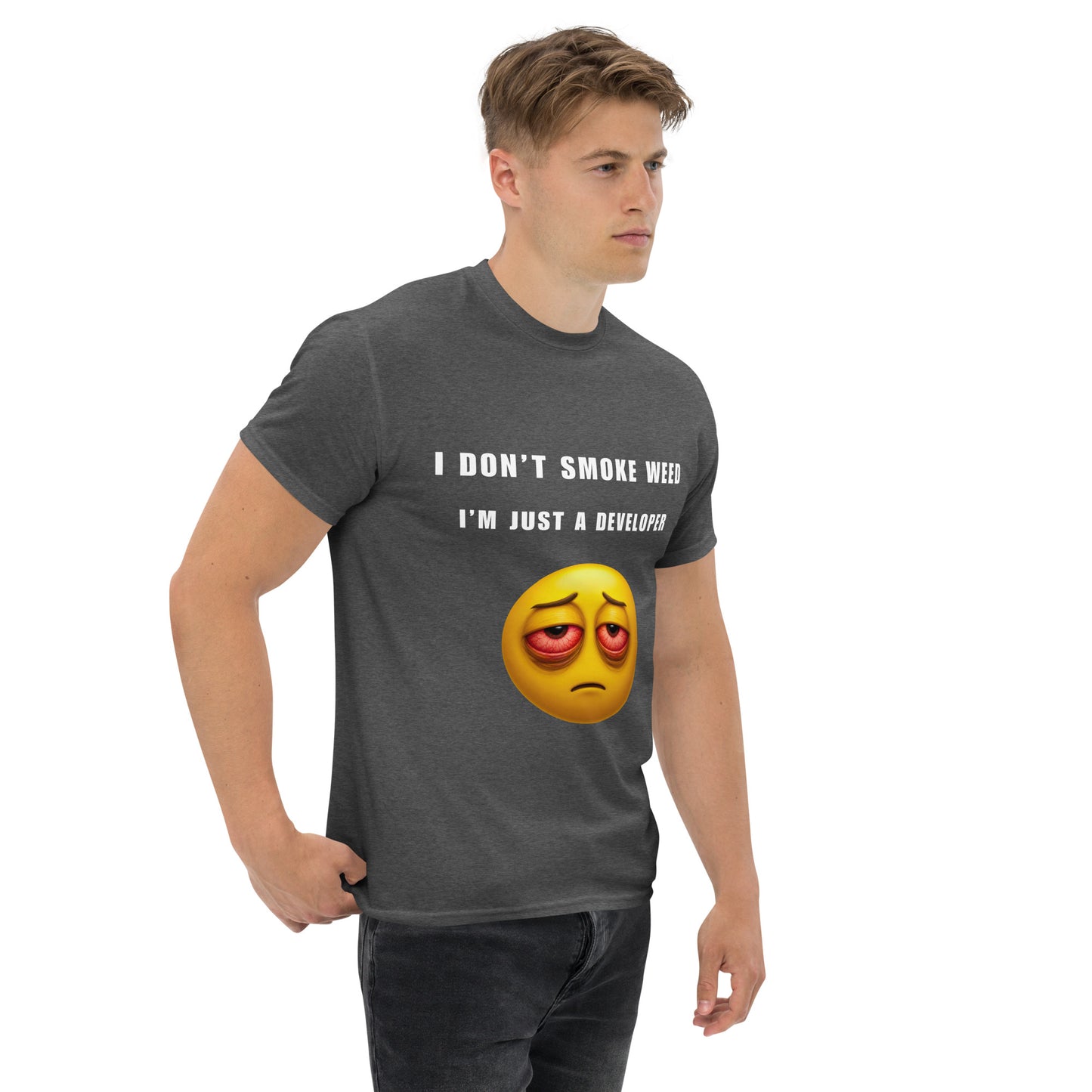 Tee-shirt I don't smoke Light
