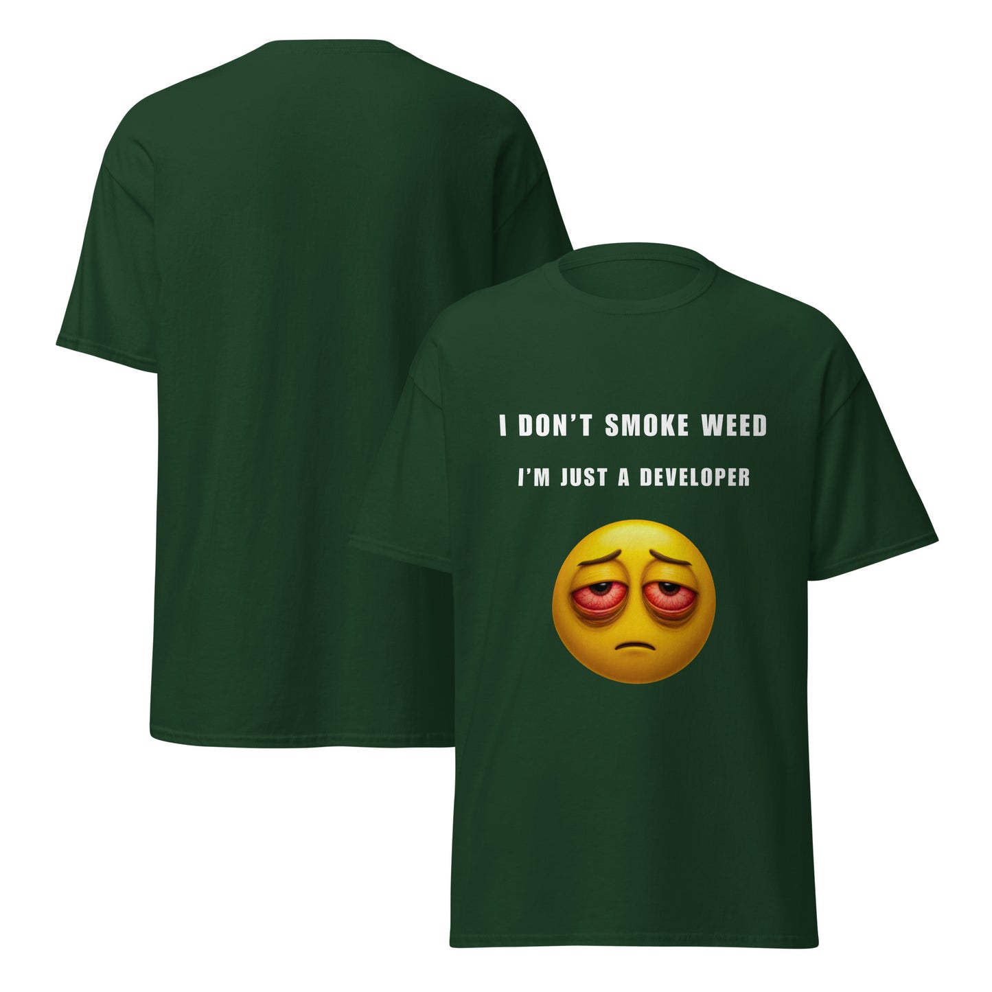 Tee-shirt I don't smoke Light
