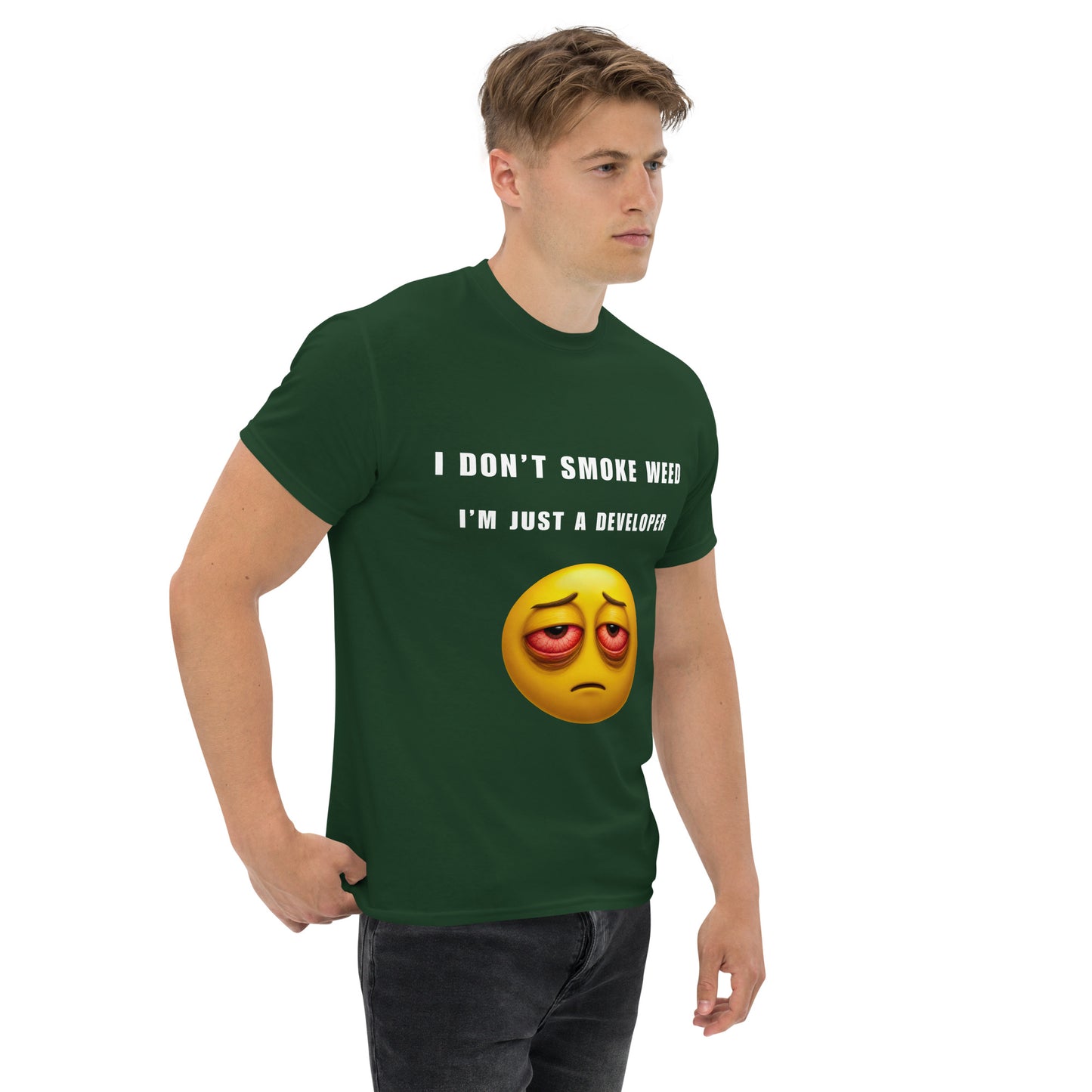 Tee-shirt I don't smoke Light
