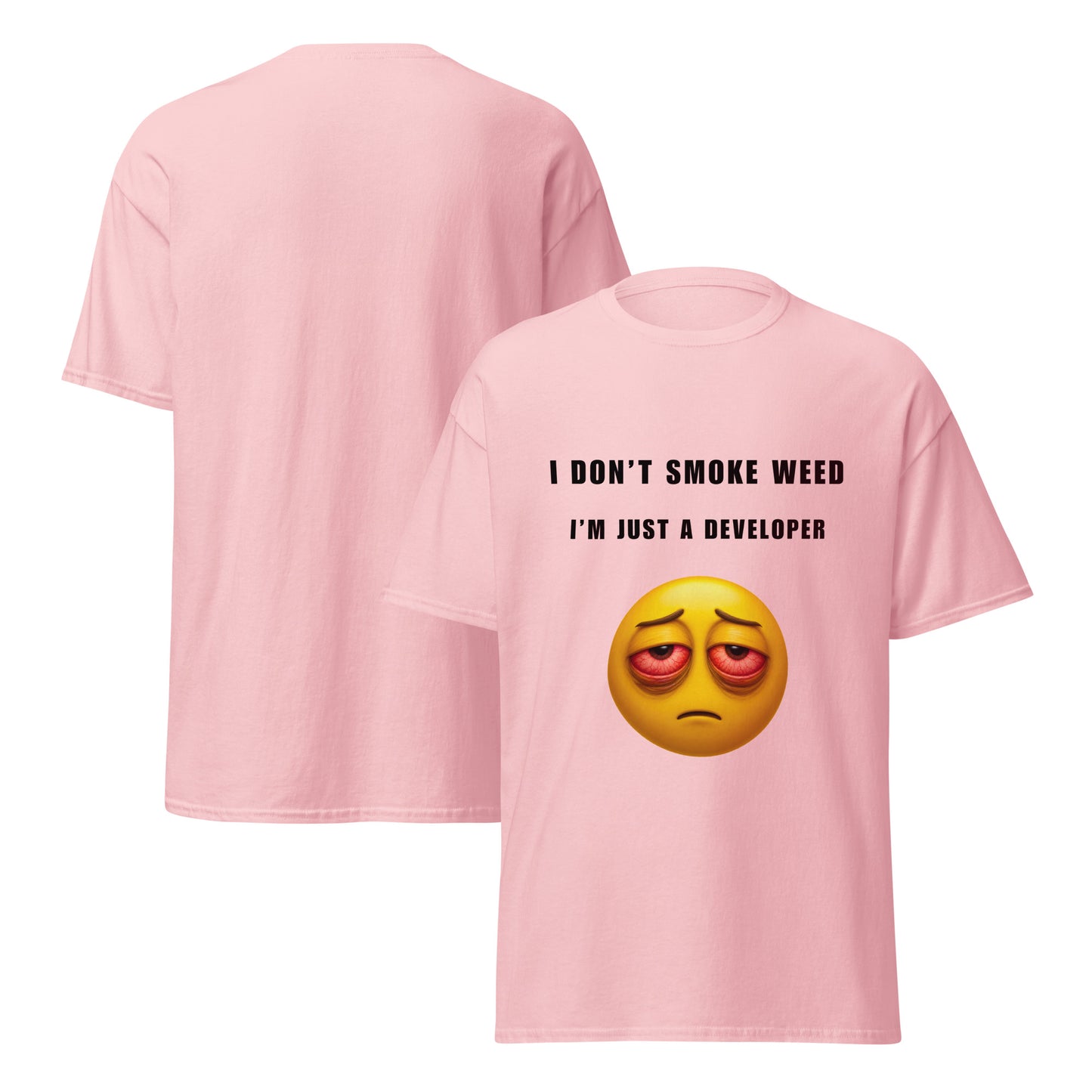 Tee-shirt I don't smoke Dark