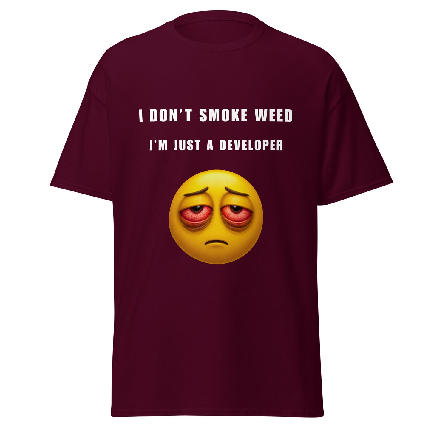 Tee-shirt I don't smoke Light
