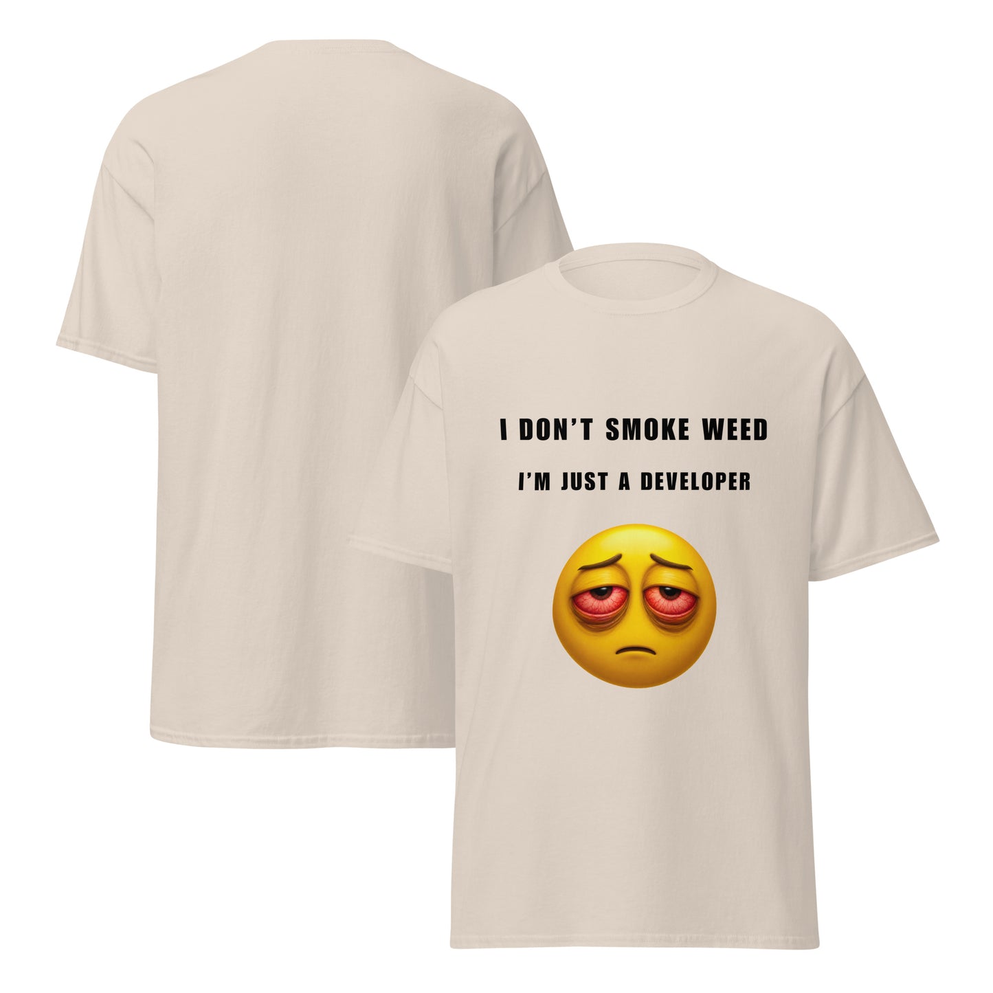 Tee-shirt I don't smoke Dark