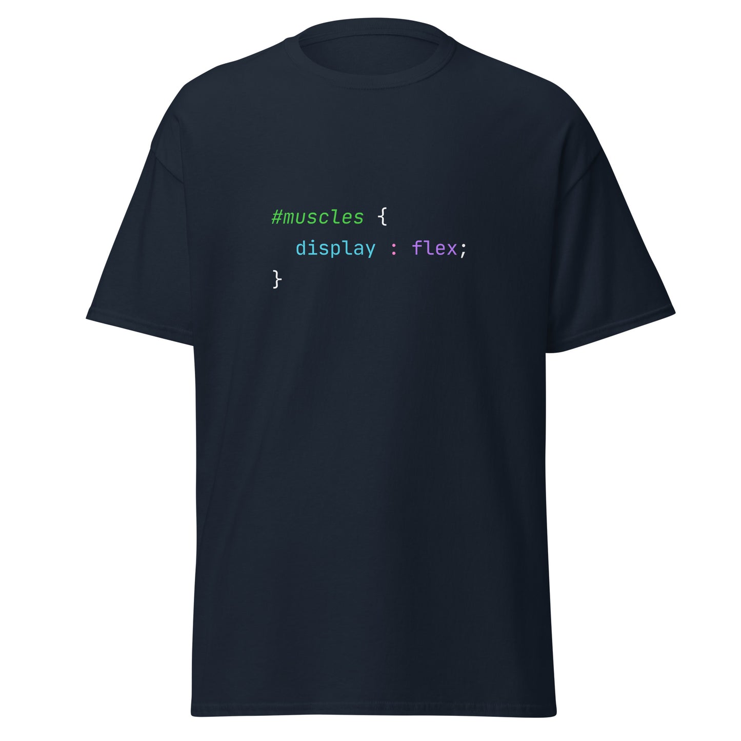 Tee-shirt Color Muscles flex