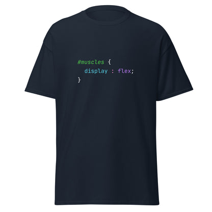 Tee-shirt Color Muscles flex