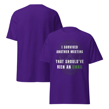 Tee-shirt Light I survived meeting