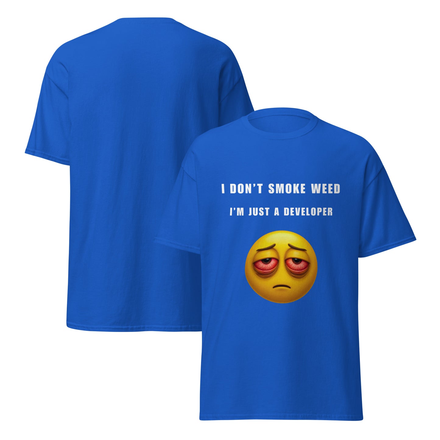 Tee-shirt I don't smoke Light
