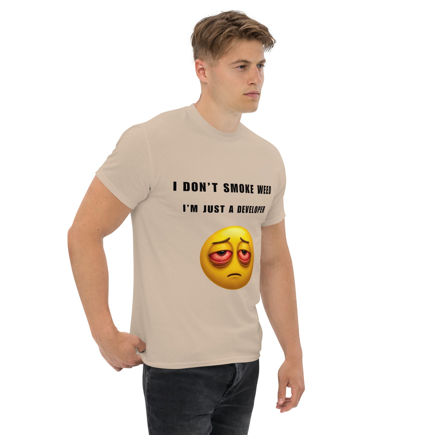 Tee-shirt I don't smoke Dark