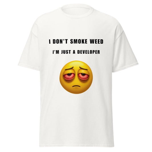 Tee-shirt I don't smoke Dark