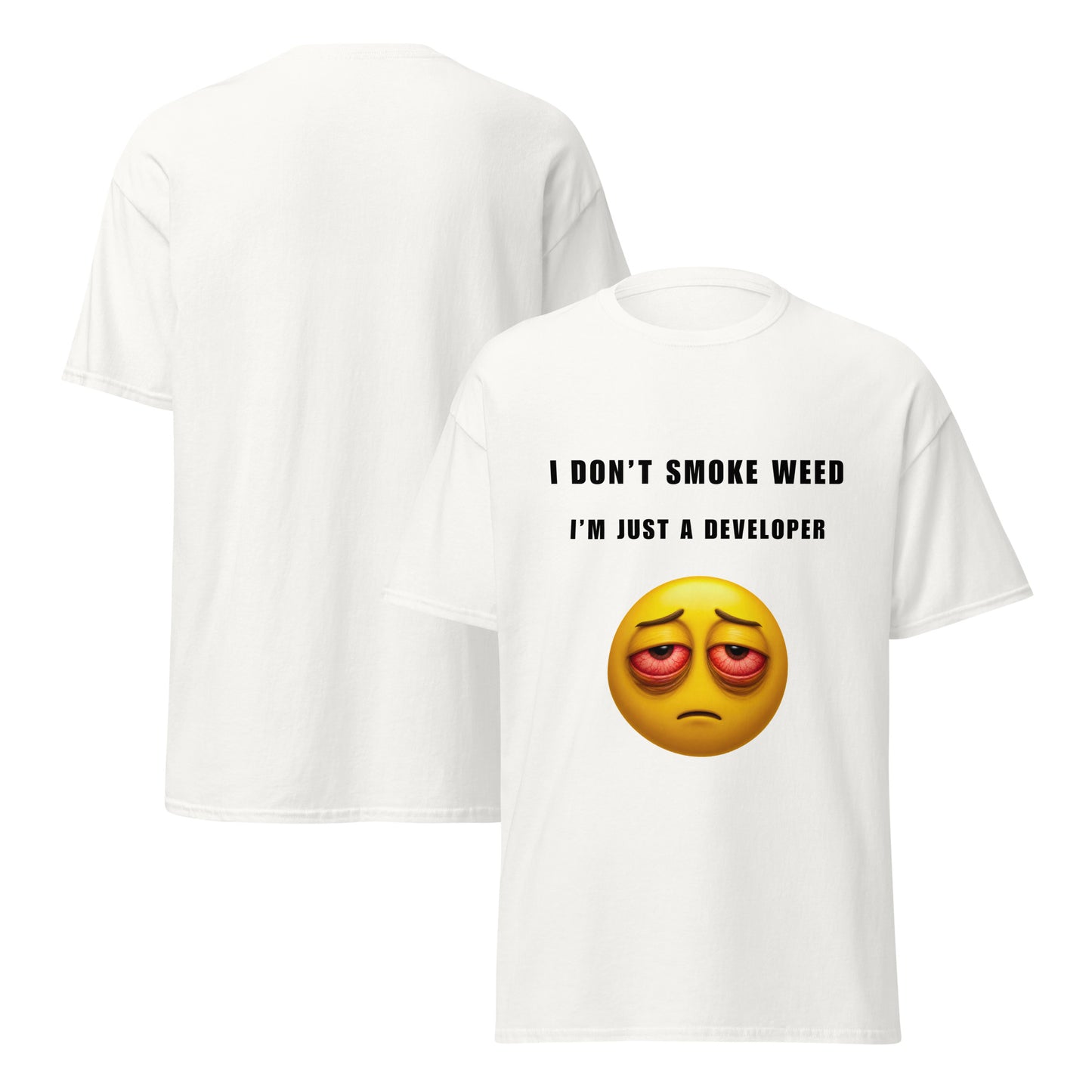 Tee-shirt I don't smoke Dark